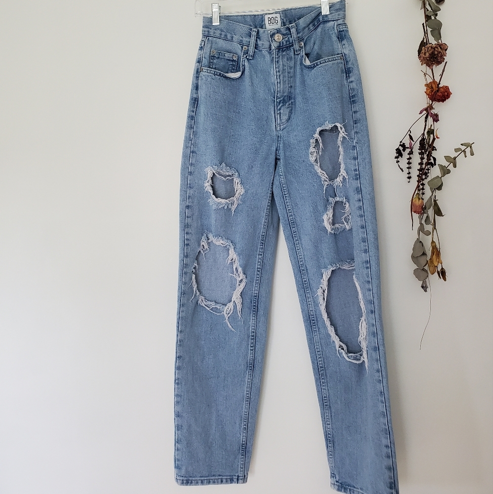 BDG high rise baggy jeans